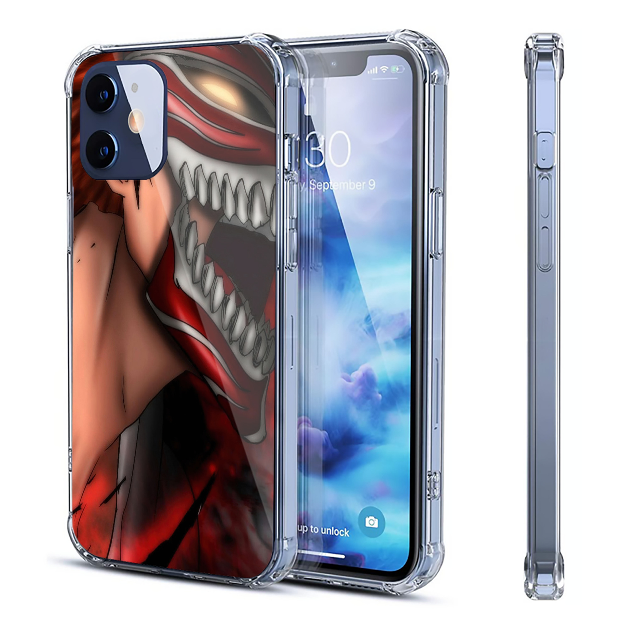 （画像用） ブリーチ BLEACH 【iPhone 12シリーズ対応】透明スマホケース（クリアソフトケース）